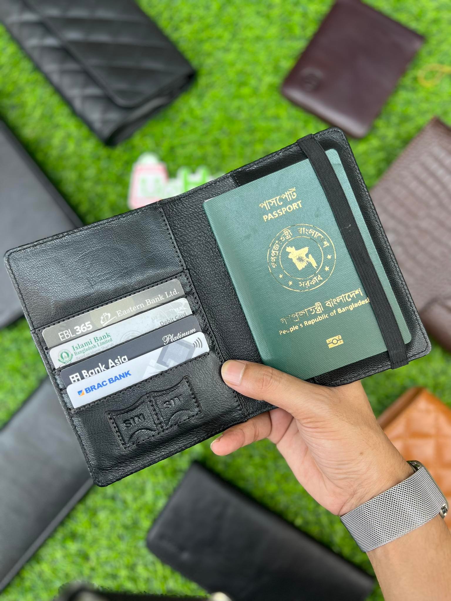 Premium Genuine Leather Passport Cover