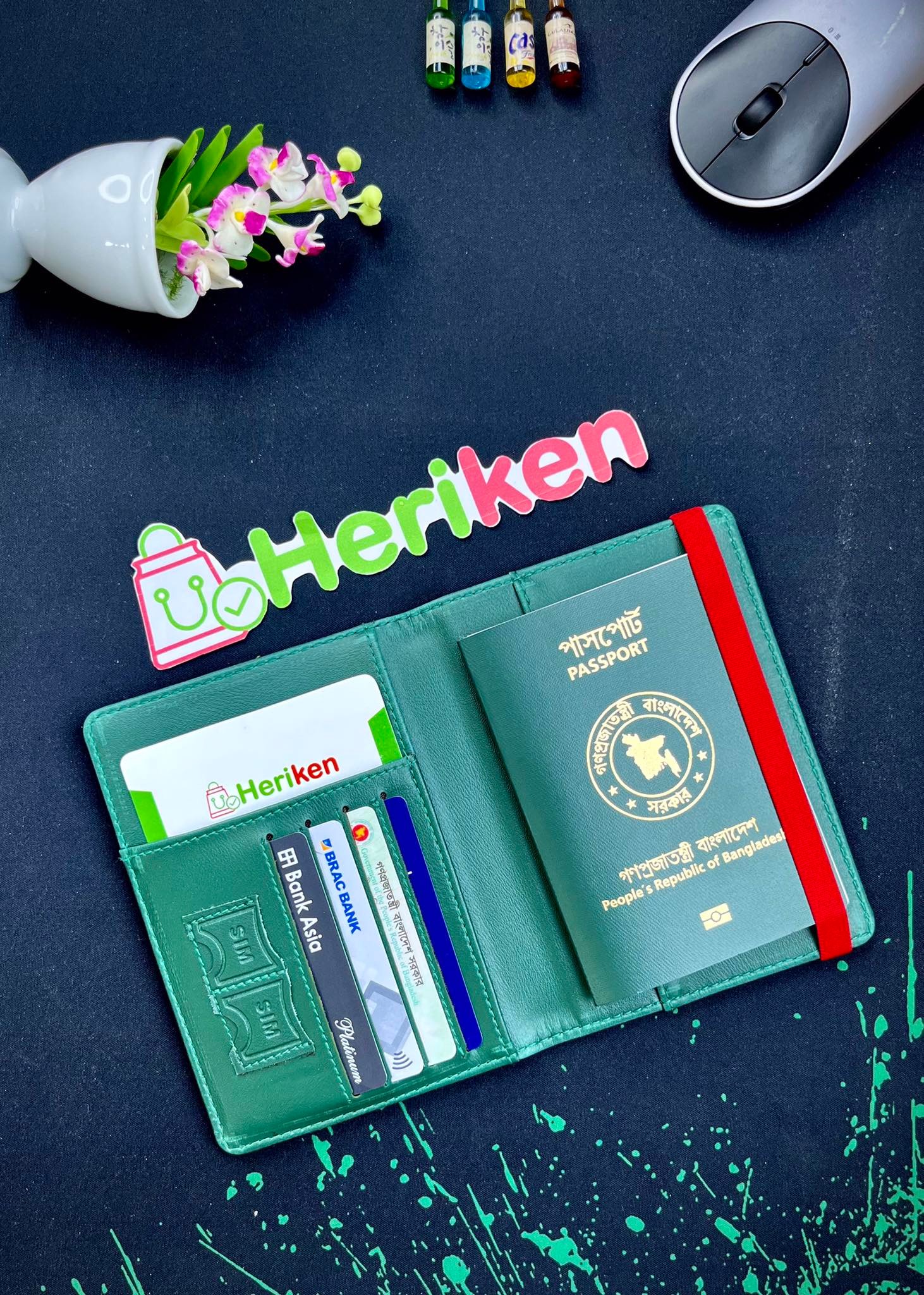 Bangladeshi Flag Edition Passport Cover