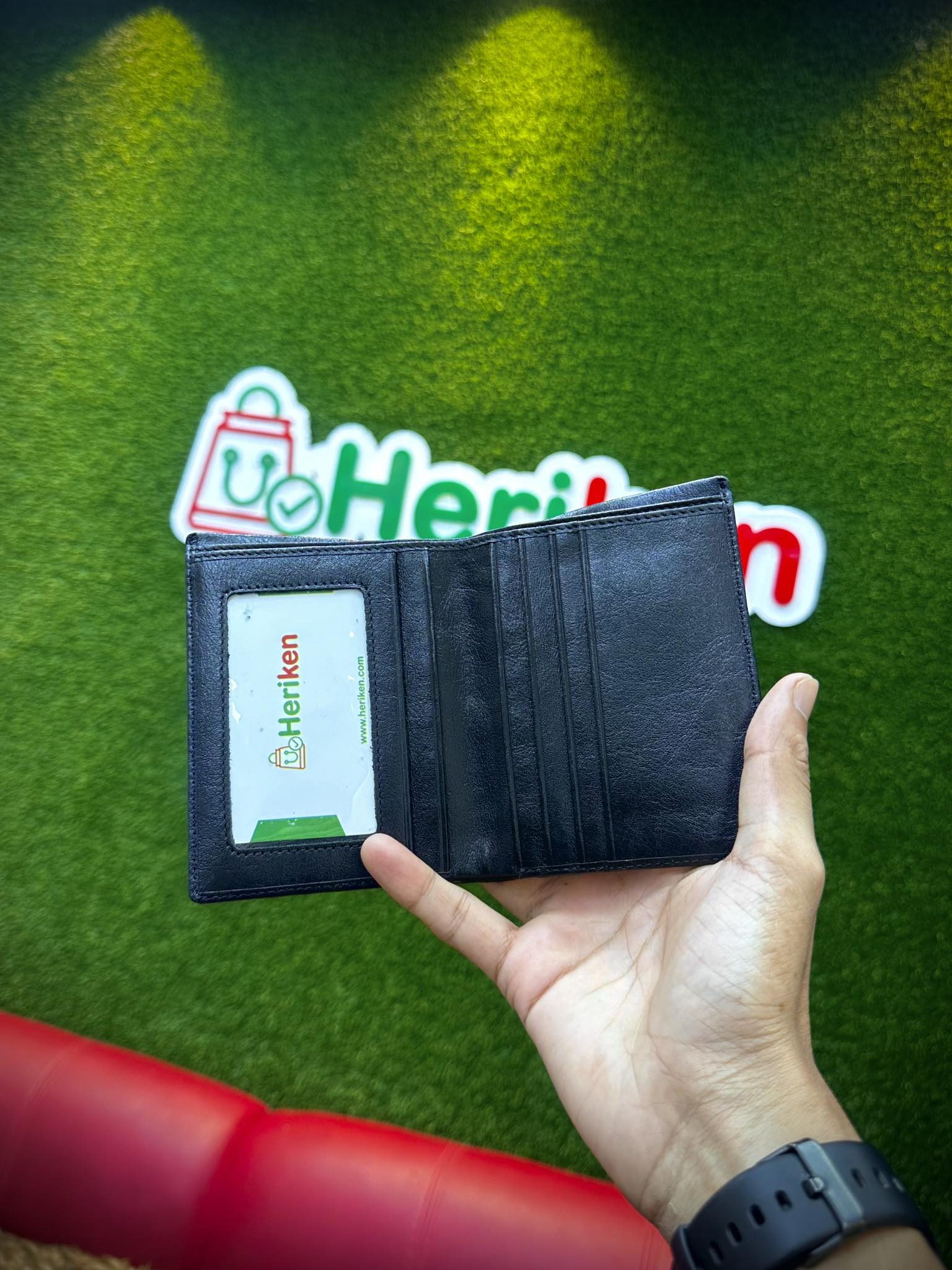 Premium Soft Genuine Leather Slim Bifold Wallet